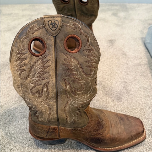 Ariat Mens (or Womens) Tan/Brown Western Cowboy Boots Size US 8EE Style 10002230 - Picture 5 of 16